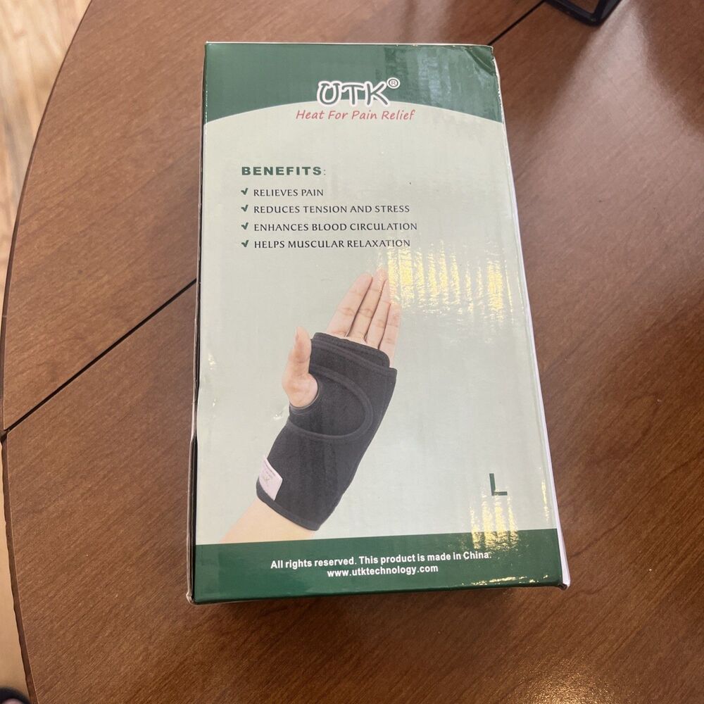 Irk Heat For Pain Wrist Wrap Left Hand Nib